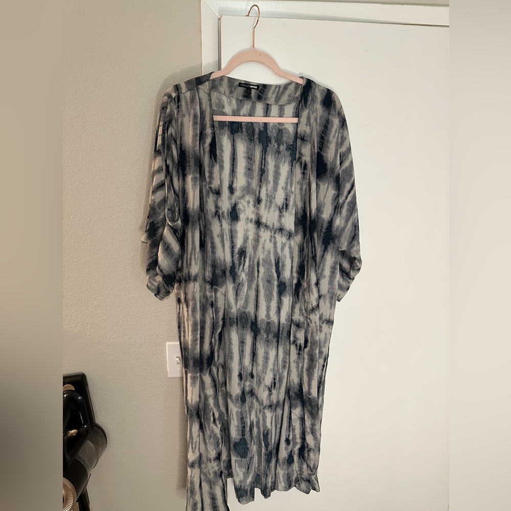 Tie dye swimsuit cover up